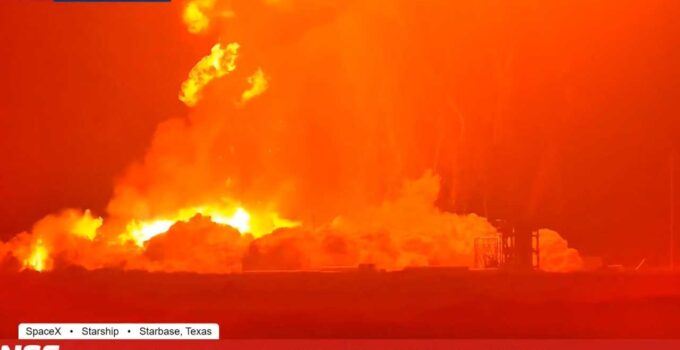 Breaking News: SpaceX’s Starship 36 Rocket Catches Fire in Shocking Footage