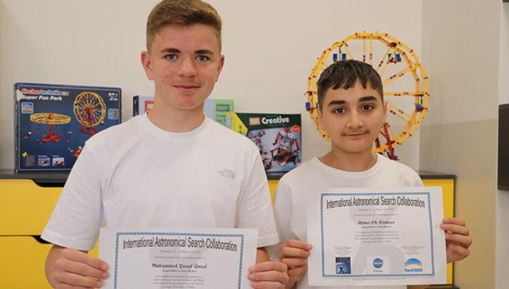 Yozgat Students Discover 10 New Celestial Bodies and Name One After RTE